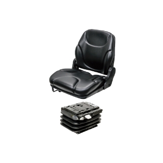 Picture of Uni Pro Case 580 Series Backhoe 481 Air Susp. Seat Kit | Black Vinyl
