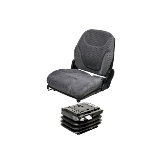 Picture of Uni Pro John Deere 310 Series Backhoe 480 Air Susp. Seat Kit | Gray Fabric