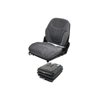 Picture of Uni Pro John Deere 310 Series Backhoe 480 Mechanical Susp. Seat Kit | Gray Fabric