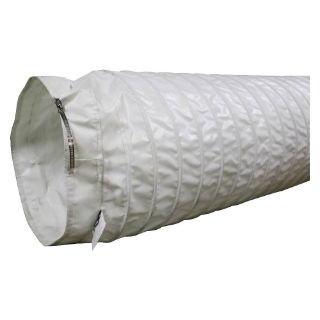 Picture of Duct Kit | White | Flexible | 16 In. Dia. X 25 Ft. with Clamp