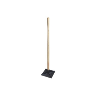 Picture of BT Cast Iron Hand Tamper | 8 In. X  8 In. | Wooden Handle 