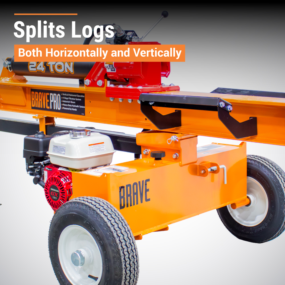Brave Log Splitter | 24-Ton | Honda GX160 | VH1724GX @ Great
