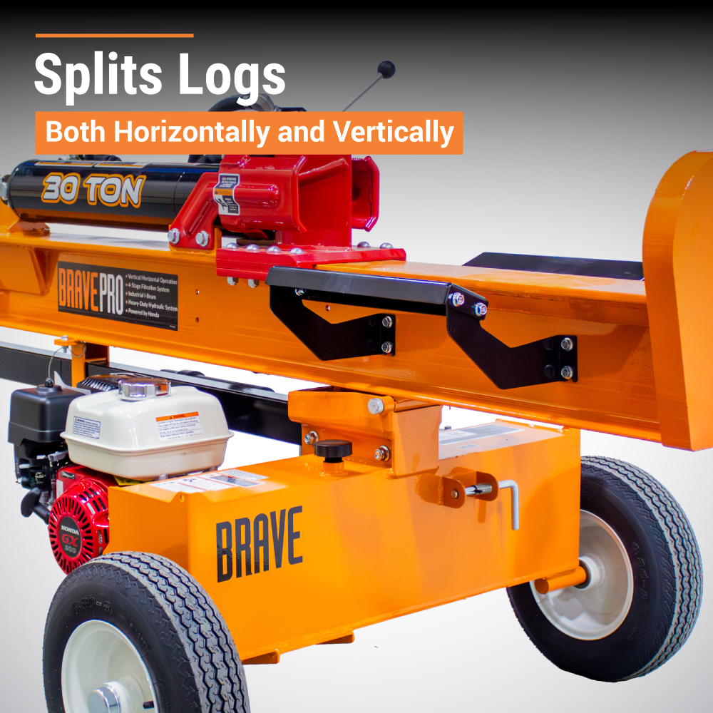 Brave Log Splitter | 30-Ton | Honda GX200 | VH1730GX @ Great