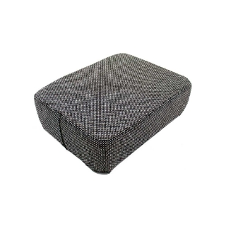 Picture of Uni Pro Case IH 71-72-89 Series Magnum Backrest Cushion | For K&M Buddy Seat | Black/Gray Fabric
