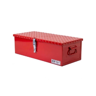 Picture of K&M Mfg #30 Toolbox | 23-In. x 10-In. x 7-In. | Red Powder Coat