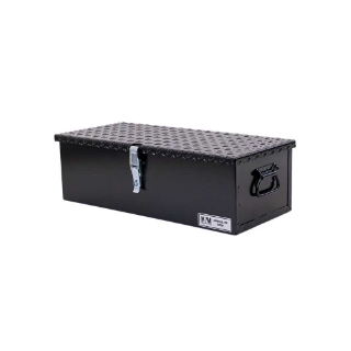 Picture of K&M Mfg #30 Toolbox | 23-In. x 10-In. x 7-In. | Black Powder Coat