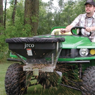 Picture of Jrco Broadcaster Spreader | Hitch Mount Attachment | Cable Control | For UTVs | Brushless Motor