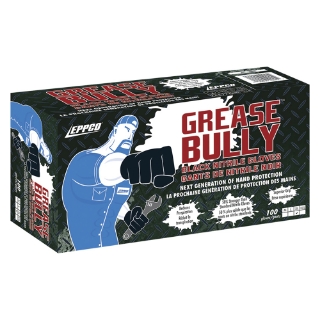 Picture of Grease Bully Nitrile Glove | Black | 6 Mil | L | Box of 100