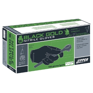Picture of Black Gold Nitrile Glove | Black | 5 Mil | L | Box of 100