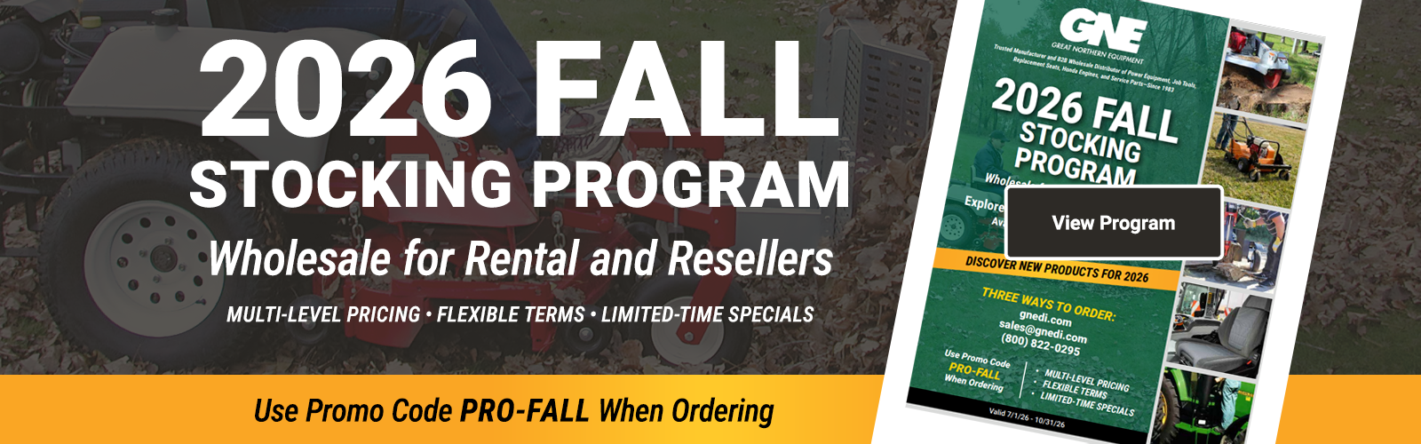 Picture of 2026 Fall Stocking Program