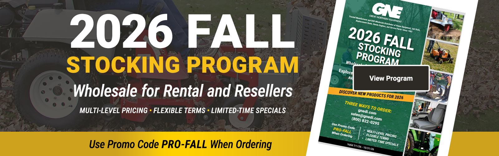 Picture of 2026 Fall Stocking Program