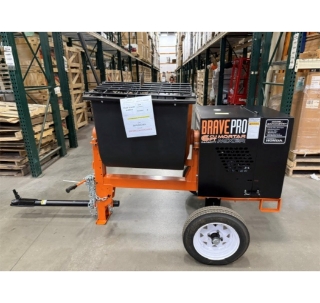 Picture of BravePro Mortar Mixer | 6 Cu. Ft. Poly Drum | Honda GX240 | Out-of-Box Deals