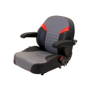 Picture of Uni Pro | Seat Top | Armrests | Slide Rails | Gray/Black Vinyl | GWG311586