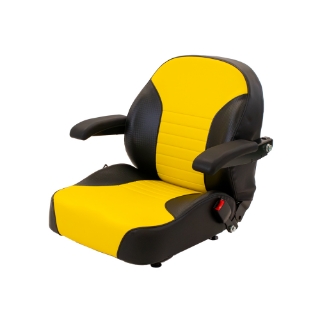 Picture of Uni Pro | Seat Top | Armrests | Slide Rails | Yellow/Black Vinyl | GWG311587