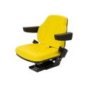 Picture of Uni Pro | Big Farmer Seat and Mechanical Suspension | Seat Belt | Yellow Vinyl | GWG311560