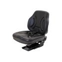 Picture of Uni Pro | Big Farmer Seat and Mechanical Suspension | Slide Rails | Black Vinyl | GWG311561