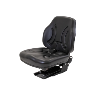 Picture of Uni Pro | Big Farmer Seat and Mechanical Suspension | Slide Rails | Black Vinyl | GWG311561
