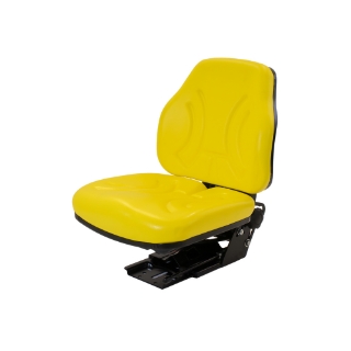 Picture of Uni Pro | Big Farmer Seat and Mechanical Suspension | Slide Rails | Yellow Vinyl | GWG311562
