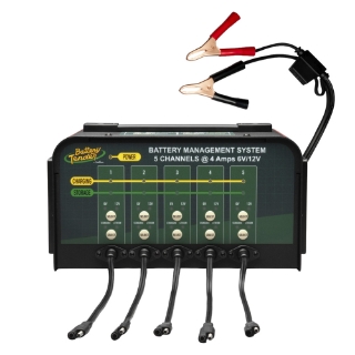 Picture of Battery Tender | 5-Bank Selectable Battery Charger | 6/12-Volt | 4A | 021-0133-DL-WH