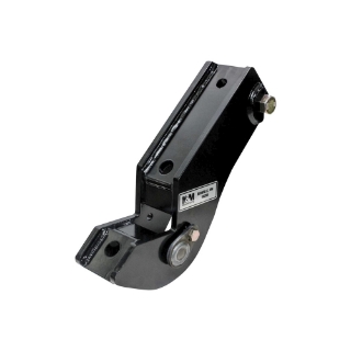 Picture of K&M Mfg Standard Mount Bracket & Shank Holder for John Deere Implements | N184123 | Black