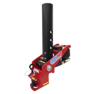 Picture of Shocker | Gooseneck Air Hitch & Shift Lock Coupler for 2-5/16 In. Ball | Round Multi-Fit Stem