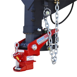 Picture of Shocker | Gooseneck Air Hitch & Shift Lock Coupler for 2-5/16 In. Ball | Square 4 In. Straight Pin