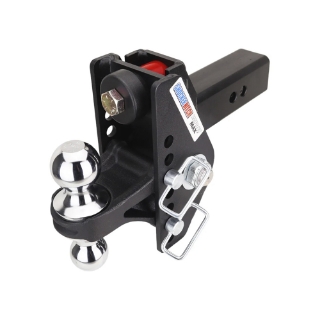 Picture of Shocker | 20K Impact Max Cush Drop Hitch | 2-1/2 In. | 2 In. & 2-5/16 In. Ball | Chrome