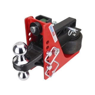 Picture of Shocker | 14K Air Drop Hitch | Fits 2 In. Hitch | 2 In. & 2-5/16 In. Ball | Chrome