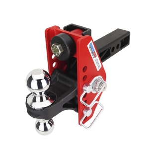 Picture of Shocker | 14K Impact Cushion Drop Hitch | Fits 2 In. Hitch | 2 In. & 2-5/16 In. Ball | Chrome