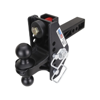Picture of Shocker | 20K Impact Max Cush Drop Hitch | Fits 2 In. Hitch | 2 In. & 2-5/16 In. Ball | Black