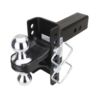 Picture of Shocker | XR Drop Hitch | Fits 2-1/2 In. Hitch 8 Hole | 2 In. & 2-5/16 In. Ball | Chrome