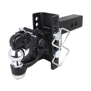 Picture of Shocker | XR Adj. Drop Hitch w/ Pintle | 2-1/2 In. Hitch | 2-5/16 In. Ball | 1 In. Rise/7 In. Drop
